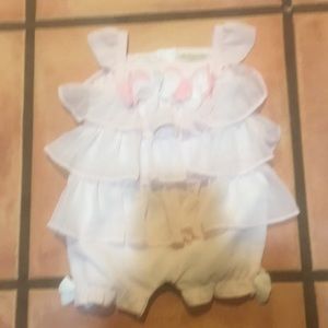 Newborn girls romper